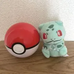 プチぬいぐるみINモンスターボールケース　フシギダネのサムネイル