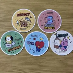 BT21 くら寿司コラボ ステッカー 5枚セットのサムネイル