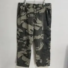 wrangler オーセンティクス 迷彩カーゴパンツ フリース