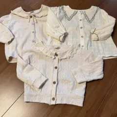 テータテートバースデイ女の子90サイズトップスまとめ売り淡色