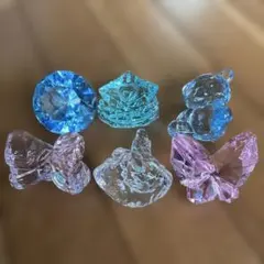 【交渉中】ブルー生き物セット　大きい　アクリルアイス　アクリルストーン4個セット ブルー生き物セット♡ 大きいサイズ♡ アクリルアイス アクリル