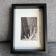 黒いシンプルフォトフレーム　絵画　インテリア