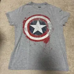 MARVEL キャプテン・アメリカ Tシャツ グレー