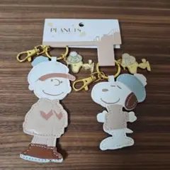 USJ スヌーピー チャーリー・ブラウン キーホルダーセット