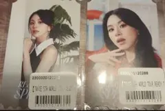 TWICE チェヨン READY TO BE チケット風 フォトカード トレカ