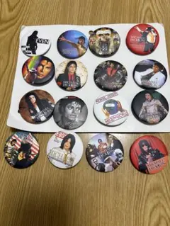 Michael Jackson 日本限定版非売品カタカナロゴ缶バッジ - メルカリ