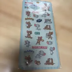 TOM&JERRY ぷくぷくシール　びっくり　ぷっくりシール　トムとジェリー