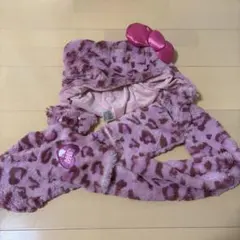 USJ ユニバ ハローキティ ヒョウ柄 マフラー マフラーハット