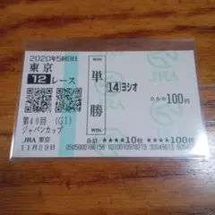 2026年最新】ジャパンカップ 馬券の人気アイテム - メルカリ