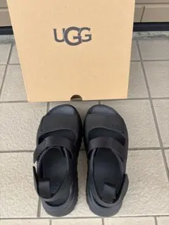 UGG サンダル ブラック 22cm
