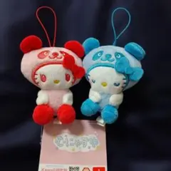 ハローキティ むにゃすや　ぬいぐるみ　マスコット　2個セット　サンリオ