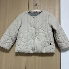 キッズ 中綿キルティングジャケット ベージュ