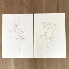 ※maa様専用【LOVELY POSTERS】アートポスター　A3 2枚セット