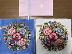 FELLER 花柄タオルハンカチセット　2枚セット　未使用