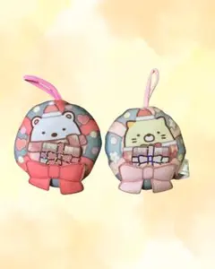 すみっコぐらし ぬいぐるみ クマとネコ　オーナメント