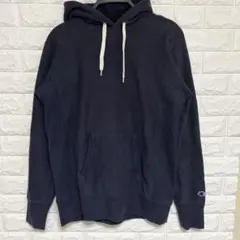 Champion チャンピオン リバースウィーブ パーカー L ネイビー 目無し