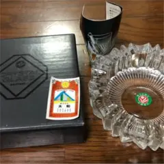 レトロ 昭和 HOYA 保谷クリスタル ジュエリー灰皿