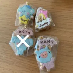【3個セット】BT21 クッキーチャームコット mang shooky koya