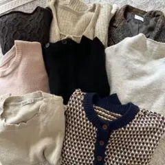 値下げ！ZARA MOUSSY 他 ニット類 まとめ売り 8点