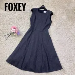 現行✨大きいサイズ フォクシー ストレッチデニムワンピースノースリーブワンピース 現行✨大きいサイズ フォクシー ストレッチデニムワンピース