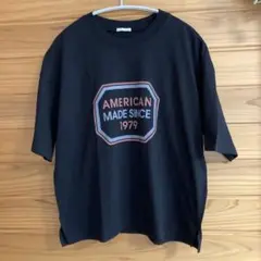 GUブラック 半袖Tシャツ 試着程度