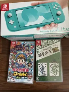Nintendo Switch Lite ブルー 本体 ソフト3本セット - メルカリ