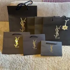YSL ショップ袋 7枚セット 黒