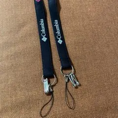 Columbia 黒 ストラップ 2本セット1500