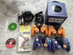 【即日発送】Nintendo ゲームキューブ本体 ＋ 純正コントローラー4個付き