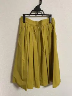 ロペ　ROPE マスタード 黄色　膝丈スカート　サイズ36