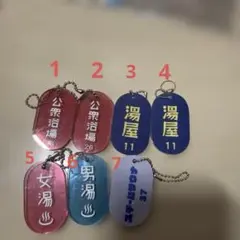 レトロ銭湯キーチェーンPart2