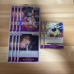 ワンピースカード SR フランキー & R セニョール・ピンク & ガンマナイフ