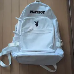 PLAYBOY リュック ホワイト バックパック