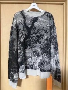 DRIES VAN NOTEN 24-25AW 総柄ハイネックニット スウェット - メルカリ