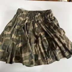 迷彩スカート　130