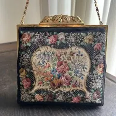 仏国Vintage 繊細で緻密なプチポアンのハンドバッグ 仏国Vintage 繊細で緻密なプチポアンのハンドバッグ - メルカリ