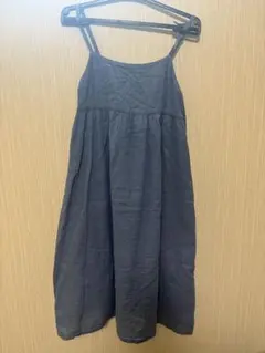 ユニクロキッズ130cm ワンピース　紺色