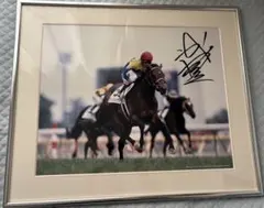 K　競馬　武豊　ディープインパクト　展示写真パネル　直筆サイン入り　武豊展 武豊直筆サイン入りディープインパクト ポスター - メルカリ