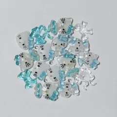 キティ ネイルパーツ 12個＋おまけ　25