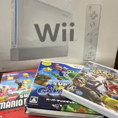 Nintendo Wii 本体 ソフト3本 Wii2HDMI付 - メルカリ