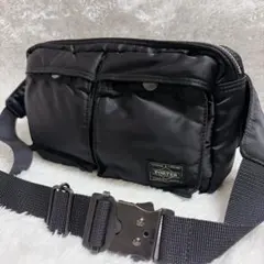 【人気】 PORTER ポーター タンカー ウエストバッグ ブラック