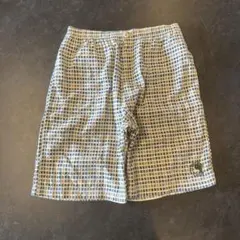 y2k 90s archive wide buggy check shorts
