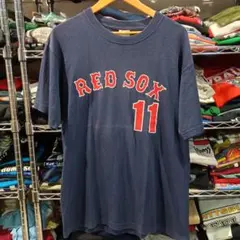 美品♥MLB 野茂英雄 レッドソックス Tシャツ 11番ネイビーXL - メルカリ