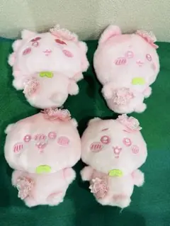 ちいかわ　 ぬいぱれっと さくらいろ　マスコット① 全4種セット