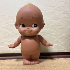 キューピー人形　色黒日焼けちゃん30㎝ 昭和レトロ 日本製 色黒日焼けキューピー人形 2体 中サイズ【中古品