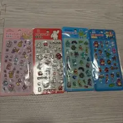正規品　ディズニー　PUKUPUKUSEAL ぷくぷくシール　4枚