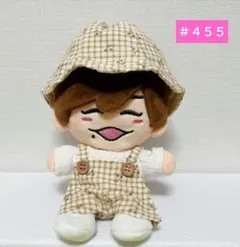 ちびぬい服　はぴぬい服　サロペット　チューリップハット ＃４５５