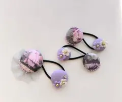 【リバティ】ママとお揃い.ヘアゴム