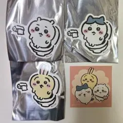ちいかわ トイレットなスマホに貼れるサイズのステッカー 3点セット おまけ付き