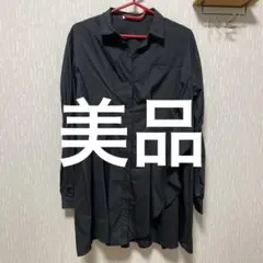 【美品✨】【早い者勝ち✨】SLY ブラック 長袖シャツワンピース